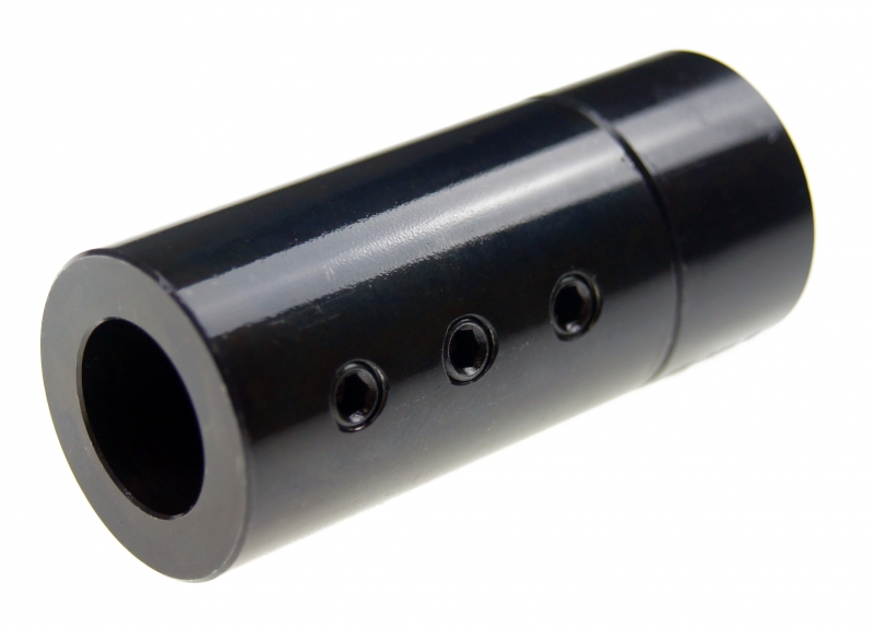 End-Barrel Schalldämpfer JAGD mit Universalaufnahme für Gewinde- oder  Klemm-Adapter - Ideal für Kaliber bis 7,62