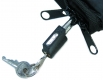 Gewehrtasche Braun / Schwarz mit se ; Kunstlederbesatz