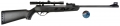 Luxus-Luftgewehr-Set Blackpower 4,5 mm inkl. ZF 3-7x20 & Diabolo